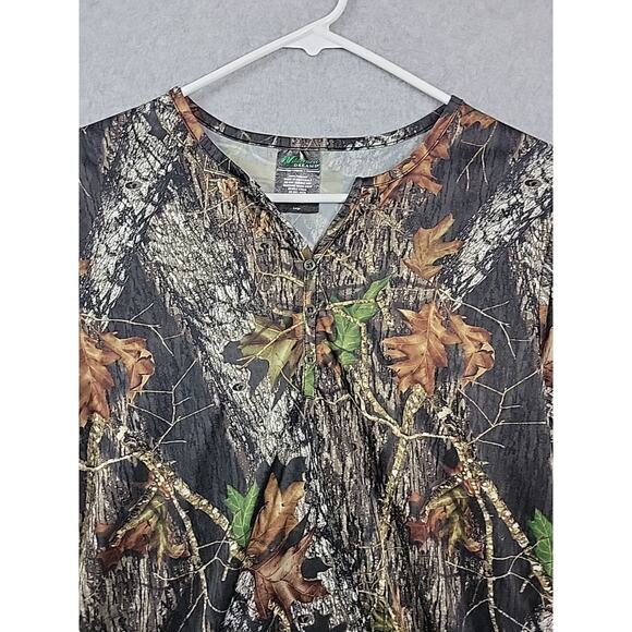 Wilderness Dreams Multicolor Camo 3/4 Sleeve Nightgown Coverup Women's Large - Picture 3 of 11